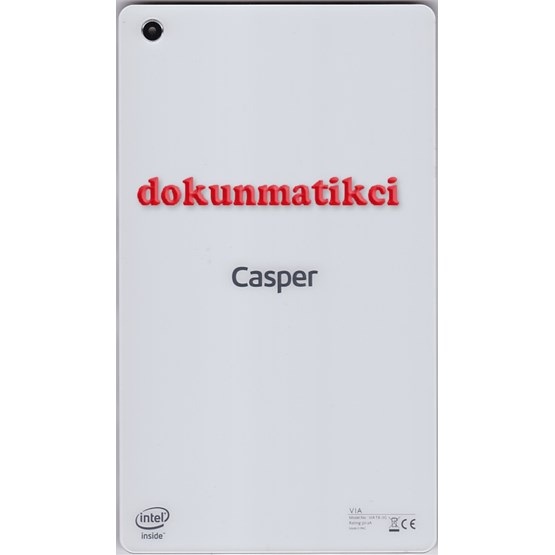 Casper Via T8 Tablet Arka Cam Kapak