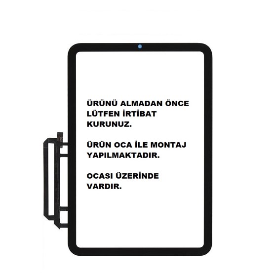 Apple iPad Mini 7 A17 Pro A2993 A2995 A2996 Dokunmatik(Ocalı)