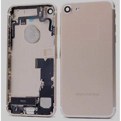 Apple iPhone 7 - 7G Arka Kasa Full Dolu Gold