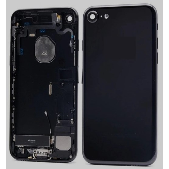 Apple iPhone 7 - 7G Arka Kasa Full Dolu Siyah