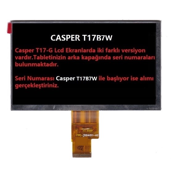 Casper T17-G Lcd Ekran (B Serisi)
