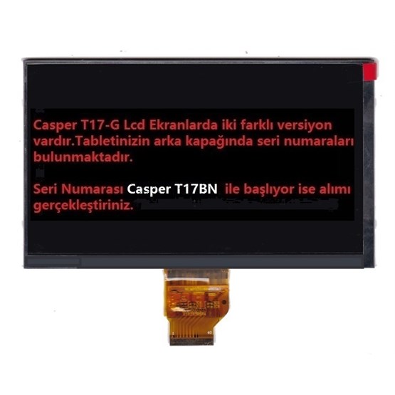 Casper T17-G Lcd Ekran (T17BN)