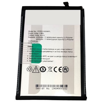 Casper Via X30 Plus Batarya Pil