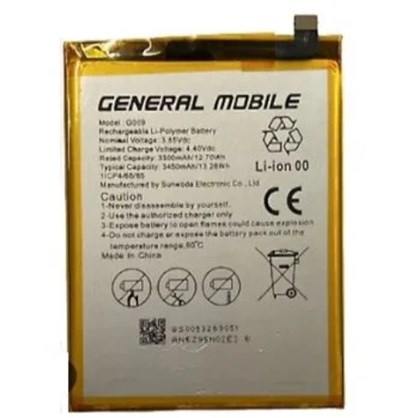 General Mobile GM 9 Plus G009 Pil Batarya