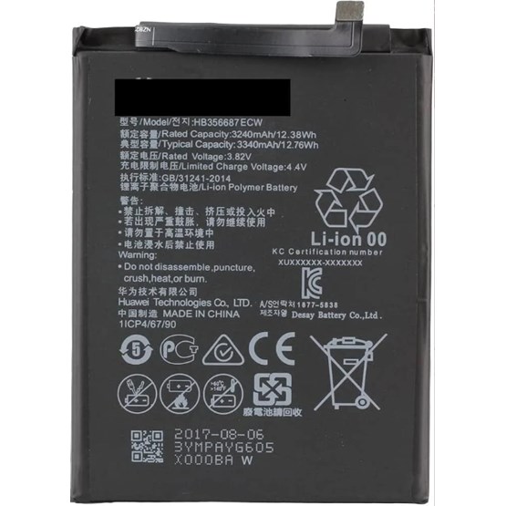 Huawei P30 Lite MAR-LX1A Batarya Pil