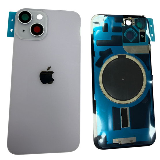 İphone 14 / 14 Plus Kamera Camlı Full Kapak (Mor)