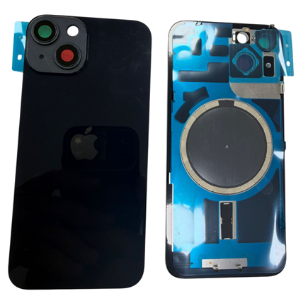 İphone 14 / 14 Plus Kamera Camlı Full Kapak (Siyah)