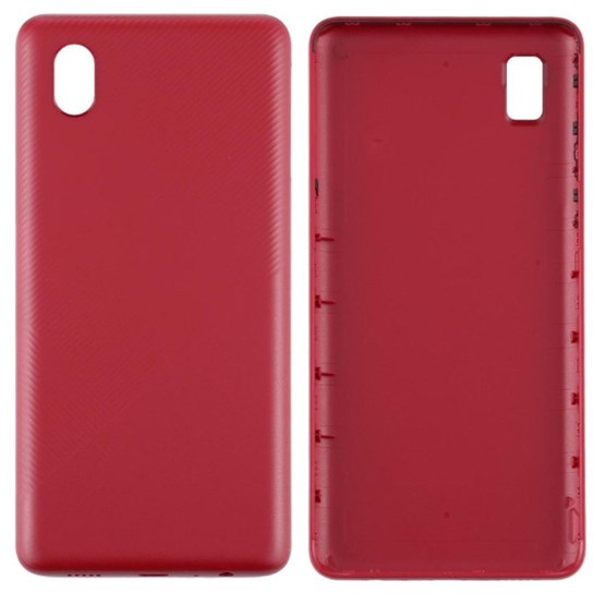Samsung Galaxy A01 Core SM-A013F Arka Kapak Pil Kapağı Kırmızı