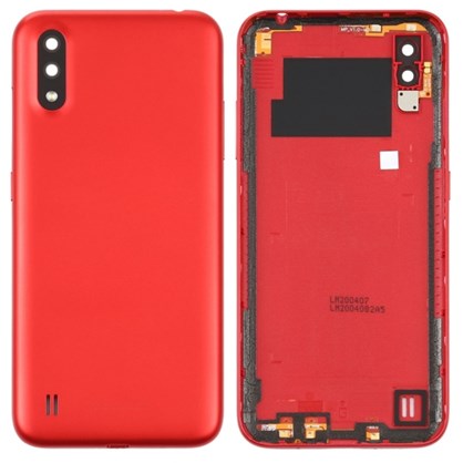 Samsung Galaxy A01 / SM-A015F Arka Pil Kapak Kırmızı
