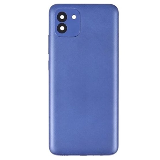 Samsung Galaxy A03 Core / SM-A032F Arka Kapak Pil Kapağı Mavi