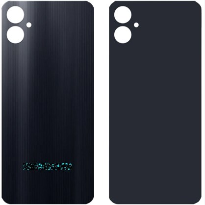Samsung Galaxy A05 / SM-A055 SM-A055F Arka Kapak Pil Kapağı Siyah