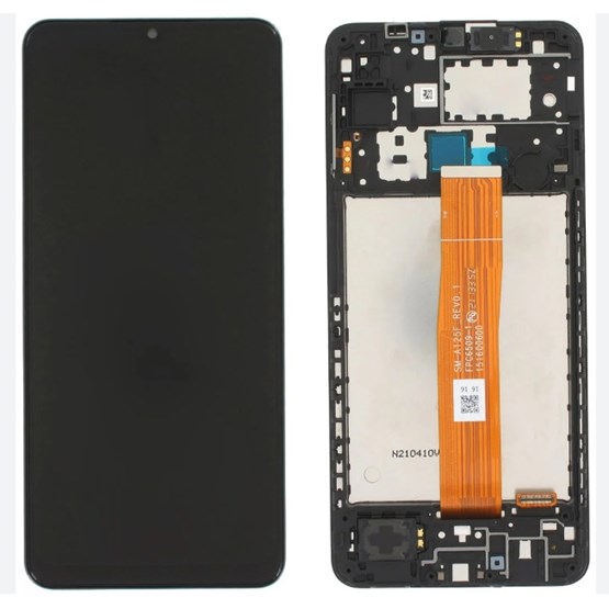 Samsung Galaxy A12 SM-A125 Lcd Ekran Dokunmatik (Servis Çıtalı)
