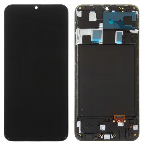 Samsung Galaxy A20 SM-A205F Lcd Ekran Dokunmatik (Çıtalı)