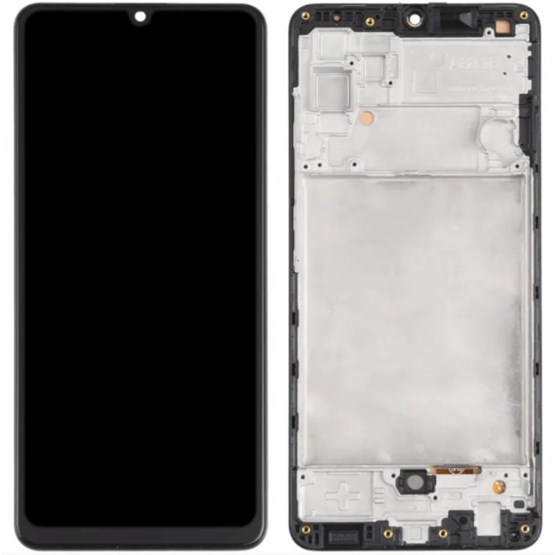 Samsung Galaxy A32 SM-A325 Ekran Dokunmatik (Çıtalı Servis Siyah)