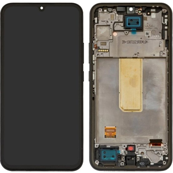 Samsung Galaxy A34 SM-A346 Ekran Dokunmatik (Çıtalı Siyah Servis)