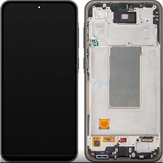 Samsung Galaxy A37 SM-A376 Ekran Dokunmatik (Çıtalı Siyah Servis)