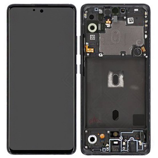 Samsung Galaxy A51 SM-A515 Ekran Dokunmatik (Siyah Servis)
