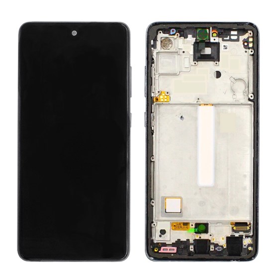 Samsung Galaxy A52s SM-A528 Ekran Dokunmatik (Çıtalı Beyaz Servis)
