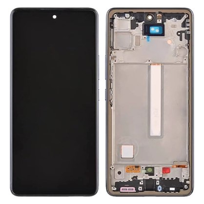 Samsung Galaxy A53 SM-A536 Ekran Dokunmatik (Çıtalı Siyah Servis)