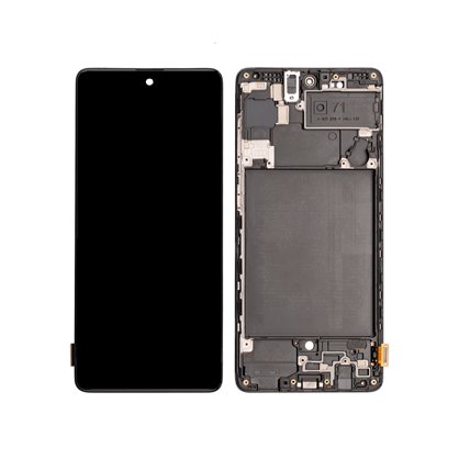 Samsung Galaxy A71 SM-A715 Ekran Dokunmatik (Siyah Servis)