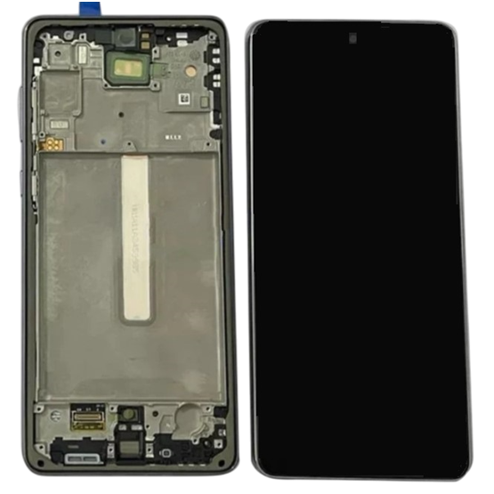 Samsung Galaxy A73 SM-A736 Ekran Dokunmatik (Çıtalı Gri Servis)