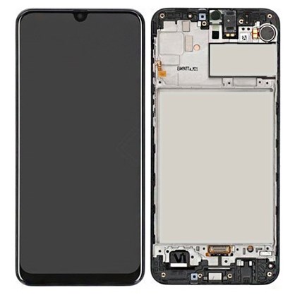 Samsung Galaxy M21 SM-M215F Lcd Ekran Dokunmatik (Çıtalı)