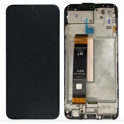 Samsung Galaxy M33 SM-M336 Ekran Dokunmatik (Servis Çıtalı Siyah)
