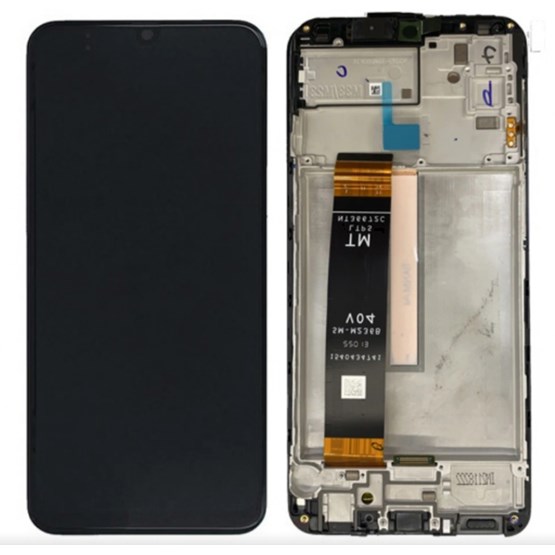 Samsung Galaxy M33 SM-M336 Ekran Dokunmatik (Servis Çıtalı Siyah)
