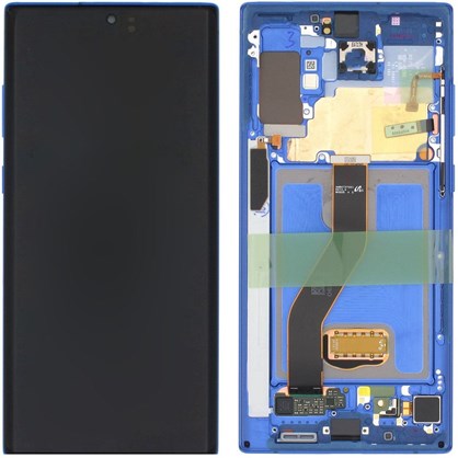 Samsung Galaxy Note 10 Plus SM-N975 Ekran Dokunmatik (Servis Çıtalı Mavi)