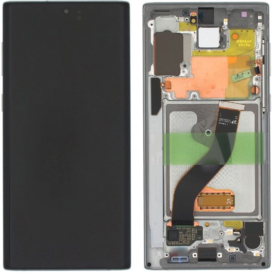 Samsung Galaxy Note 10 SM-N970 Ekran Dokunmatik (Servis Çıtalı Silver)