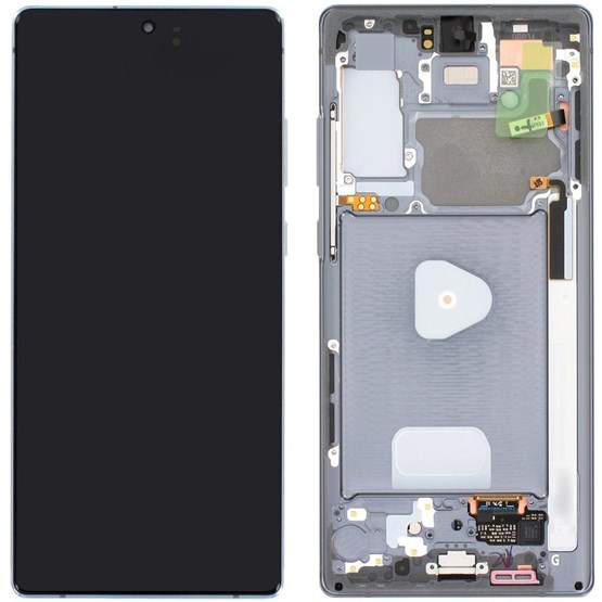 Samsung Galaxy Note 20 SM-N981 Ekran Dokunmatik (Servis Çıtalı Gri)