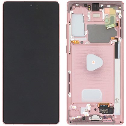 Samsung Galaxy Note 20 SM-N981 Ekran Dokunmatik (Servis Çıtalı Kahverengi)