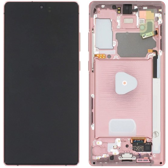 Samsung Galaxy Note 20 SM-N981 Ekran Dokunmatik (Servis Çıtalı Kahverengi)