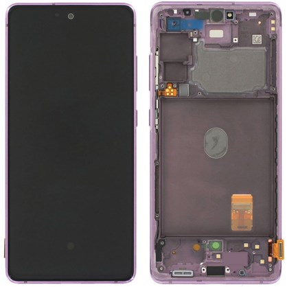 Samsung Galaxy S20 FE Ekran Dokunmatik (Servis Çıtalı Mor)