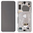 Samsung Galaxy S21 Ekran Dokunmatik (Çıtalı Servis Gümüş)