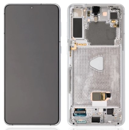 Samsung Galaxy S21 Ekran Dokunmatik (Çıtalı Servis Gümüş)