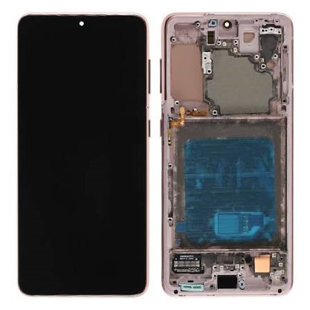 Samsung Galaxy S21 Ekran Dokunmatik (Çıtalı Servis Mor)