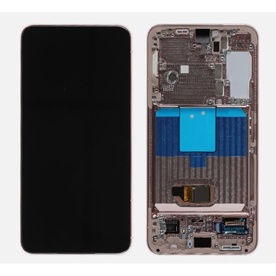 Samsung Galaxy S22 Ekran Dokunmatik (Servis Çıtalı Gold)
