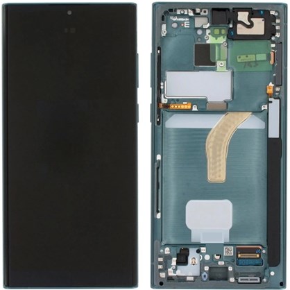 Samsung Galaxy S22 Ultra Ekran Dokunmatik (Çıtalı Servis Yeşil)