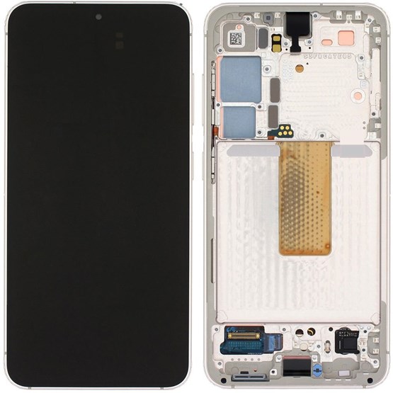 Samsung Galaxy S23 Ekran Dokunmatik (Servis Krem Çıtalı)