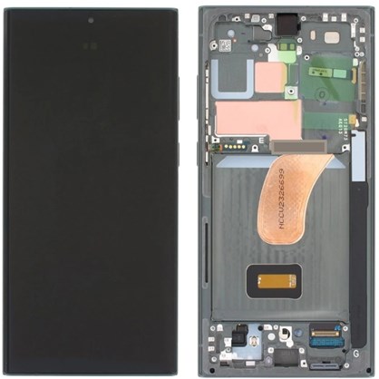 Samsung Galaxy S23 Ultra Ekran Dokunmatik (Çıtalı Yeşil Servis)