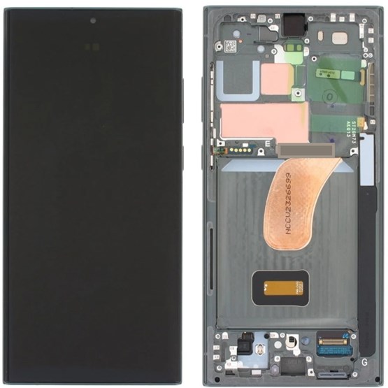 Samsung Galaxy S23 Ultra Ekran Dokunmatik (Çıtalı Yeşil Servis)