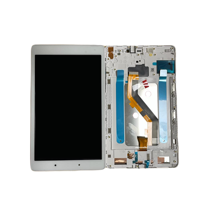 Samsung Galaxy Tab A 8 SM-T290 Lcd Ekran Dokunmatik Beyaz Çıtalı