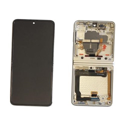 Samsung Galaxy Z Flip 3 5G Ekran Dokunmatik (Servis Krem Çıtalı)