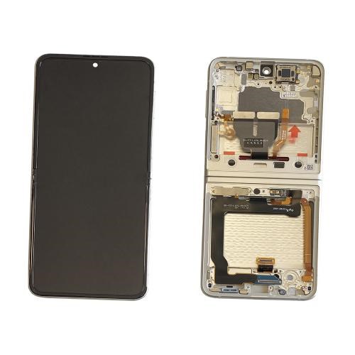 Samsung Galaxy Z Flip 3 5G Ekran Dokunmatik (Servis Krem Çıtalı)