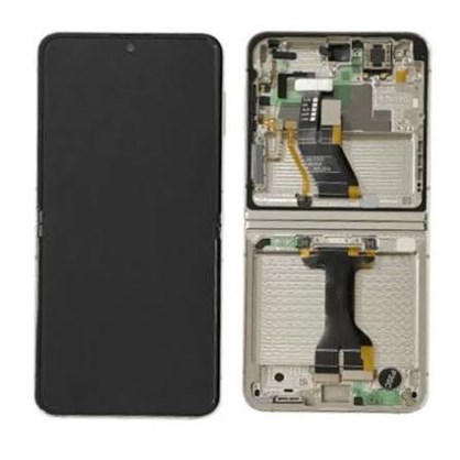 Samsung Galaxy Z Flip 5 5G Ekran Dokunmatik (Servis Krem Çıtalı)