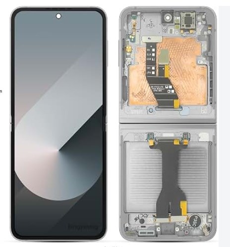 Samsung Galaxy Z Flip 6 5G Ekran Dokunmatik (Servis Siyah Gümüş)