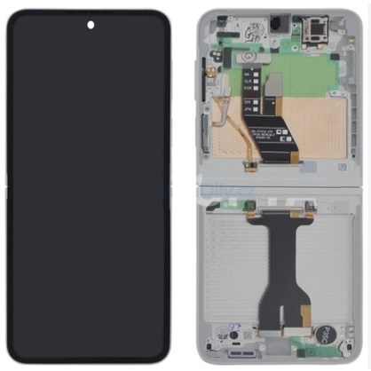 Samsung Galaxy Z Flip 7 FE 5G Ekran Dokunmatik (Servis Beyaz Çıtalı)