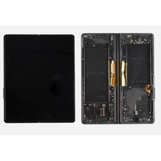 Samsung Galaxy Z Fold 2 Ekran Dokunmatik (Servis Siyah Çıtalı)