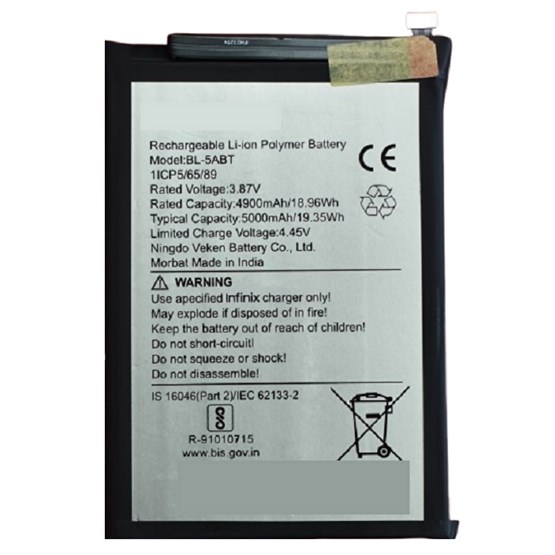 Tecno Spark 30c Batarya Pil